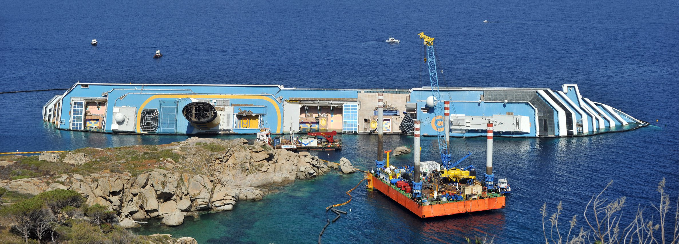 Costa Concordia Gemi Enkaz Kurtarma Operasyonu