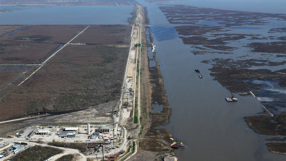 New Orleans LPV 111 Sel önleme bariyeri, ABD