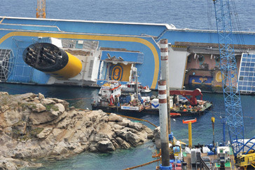 Costa Concordia Enkaz Kaldırma, İtalya